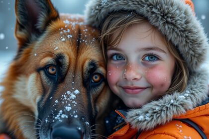 vermist meisje overleeft dankzij straathond achttien uur in ijskoude sneeuwstorm