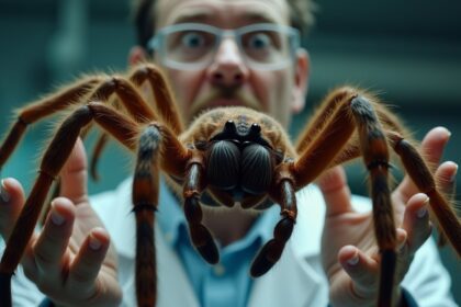 voer voor nachtmerries wetenschappers ontdekken enorme nieuwe spinnensoort in australie