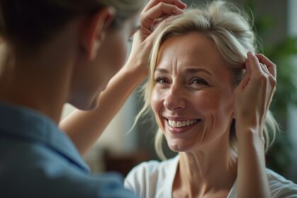 vrouw is haar kapster voor eeuwig dankbaar nadat ze melanoom ontdekt