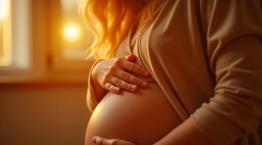 vrouw met dubbele baarmoeder is in beide baarmoeders zwanger van een meisje