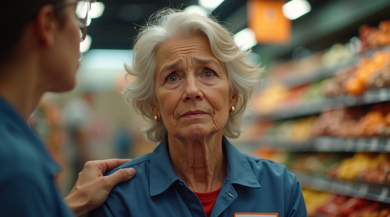 werkneemster met alzheimer vergeet hoe ze werk moet doen maar supermarkt weigert haar te ontslaan