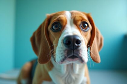 zwaarlijvige beagle wordt naar asiel gebracht om in te laten slapen maar wordt in plaats daarvan gered