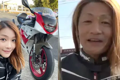 Mooie motorrijdster met tienduizenden volgers op sociale media blijkt 50 jarige man te zijn