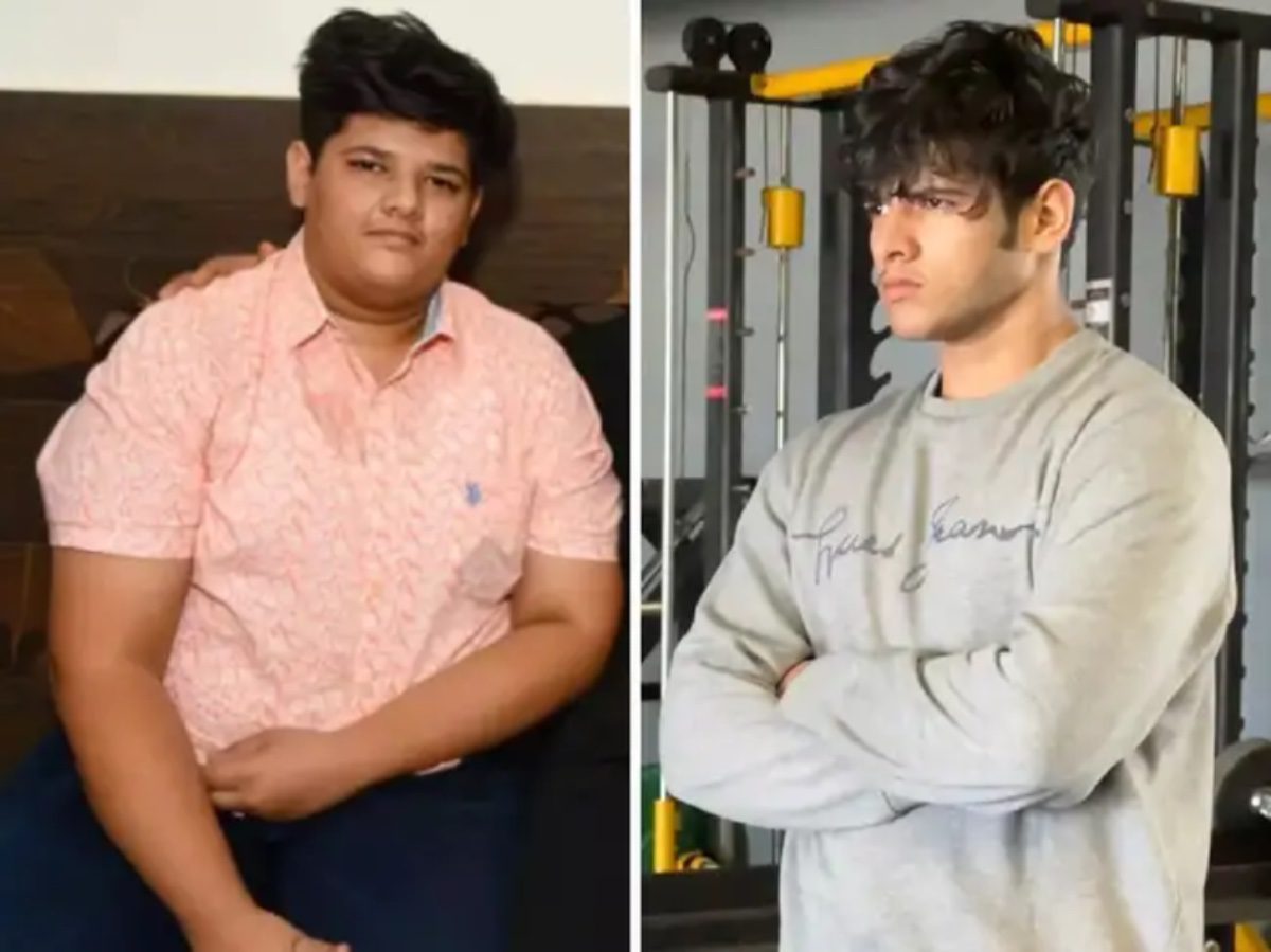 Man deelt ongelooflijke transformatie als hij meer dan 150 kg afvalt