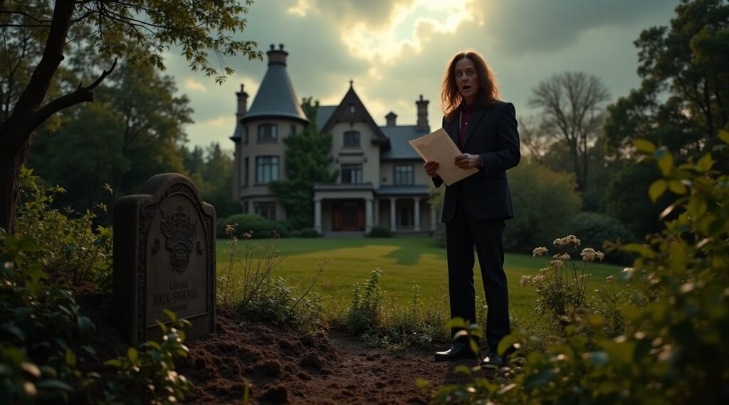 Wat gebeurt er als iemand het landgoed van Ozzy Osbourne koopt, terwijl hij begraven ligt in de achtertuin?