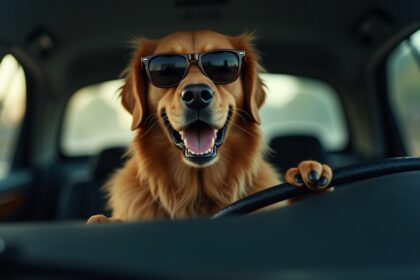 automobilist beboet nadat hond achter stuur van auto wordt geflitst