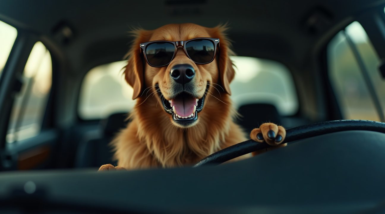 automobilist beboet nadat hond achter stuur van auto wordt geflitst