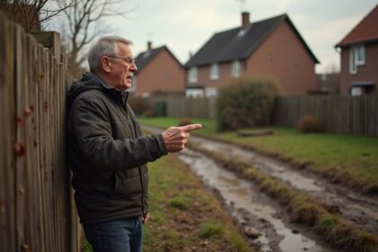 buren rijden driemaal hek van gezin kapot en vertikken het om ervoor te betalen