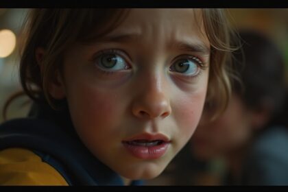 doe alsof je mijn mama bent fluistert bang jongetje 10 tegen caissiere