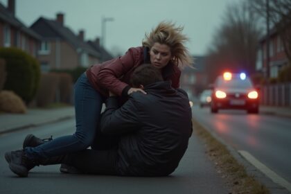 moeder tackelt man die voor slaapkamer van haar dochter stond te gluren