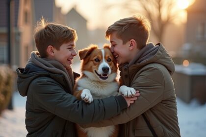 hond van broers is al 2 jaar vermist de video van hun hereniging raakt miljoenen harten