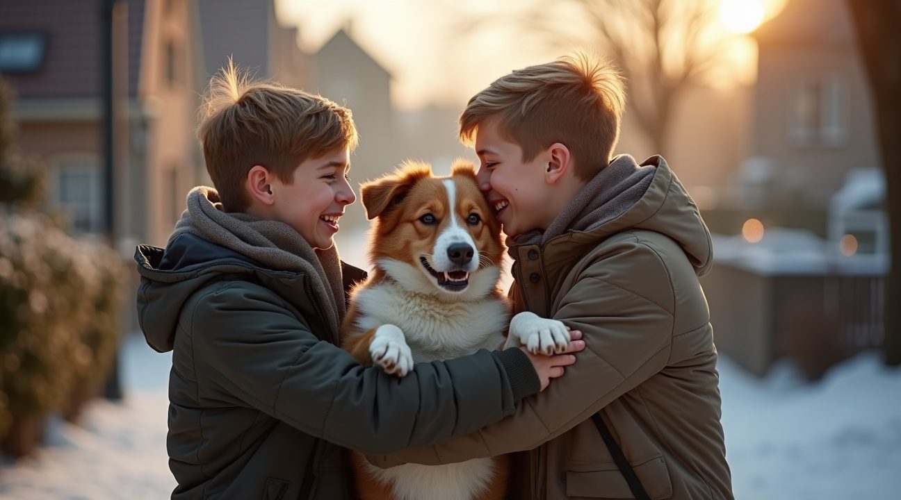 hond van broers is al 2 jaar vermist de video van hun hereniging raakt miljoenen harten