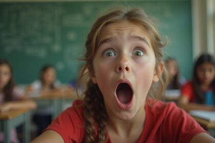 leraar zegt tegen tiener dat ze haar menstruatie maar moet inhouden