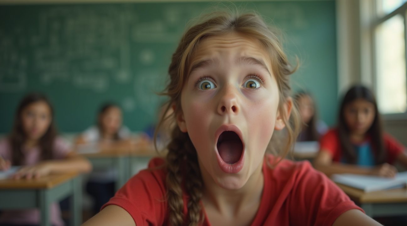 leraar zegt tegen tiener dat ze haar menstruatie maar moet inhouden