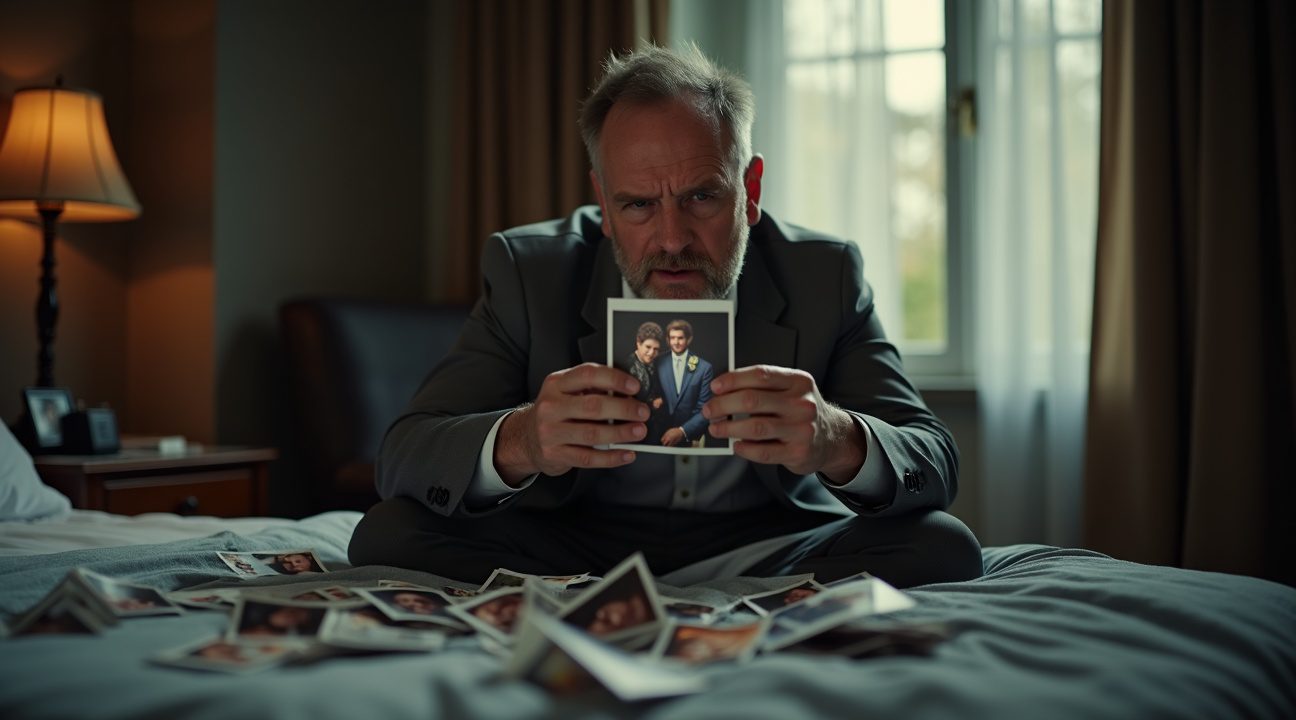 man annuleert huwelijksreis nadat vrouw toegeeft zijn zoon uit trouwfotos te hebben verwijderd