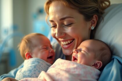 moeder bevalt van zeldzaamste type tweeling haar tweede tweeling in 13 maanden