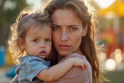 moeder haalt dochter van creche af omdat het personeel haar bleef knuffelen als ze van streek was