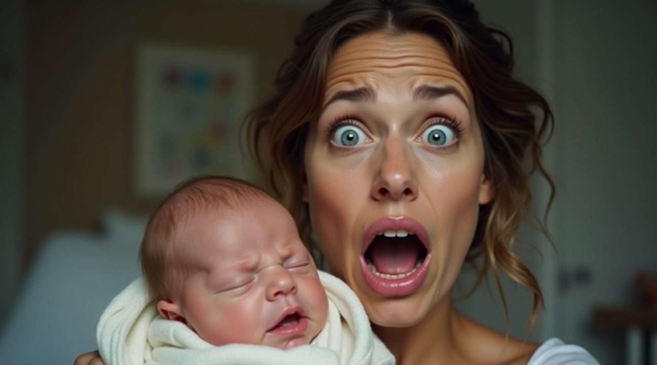 moeder krijgt lading kritiek als ze gaatjes laat schieten bij pasgeborene