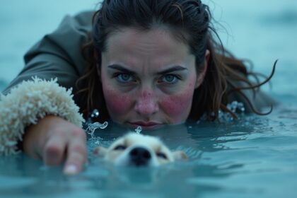 moeder verdwijnt onder ijs nadat ze in bevroren rivier springt om gezinshond te redden