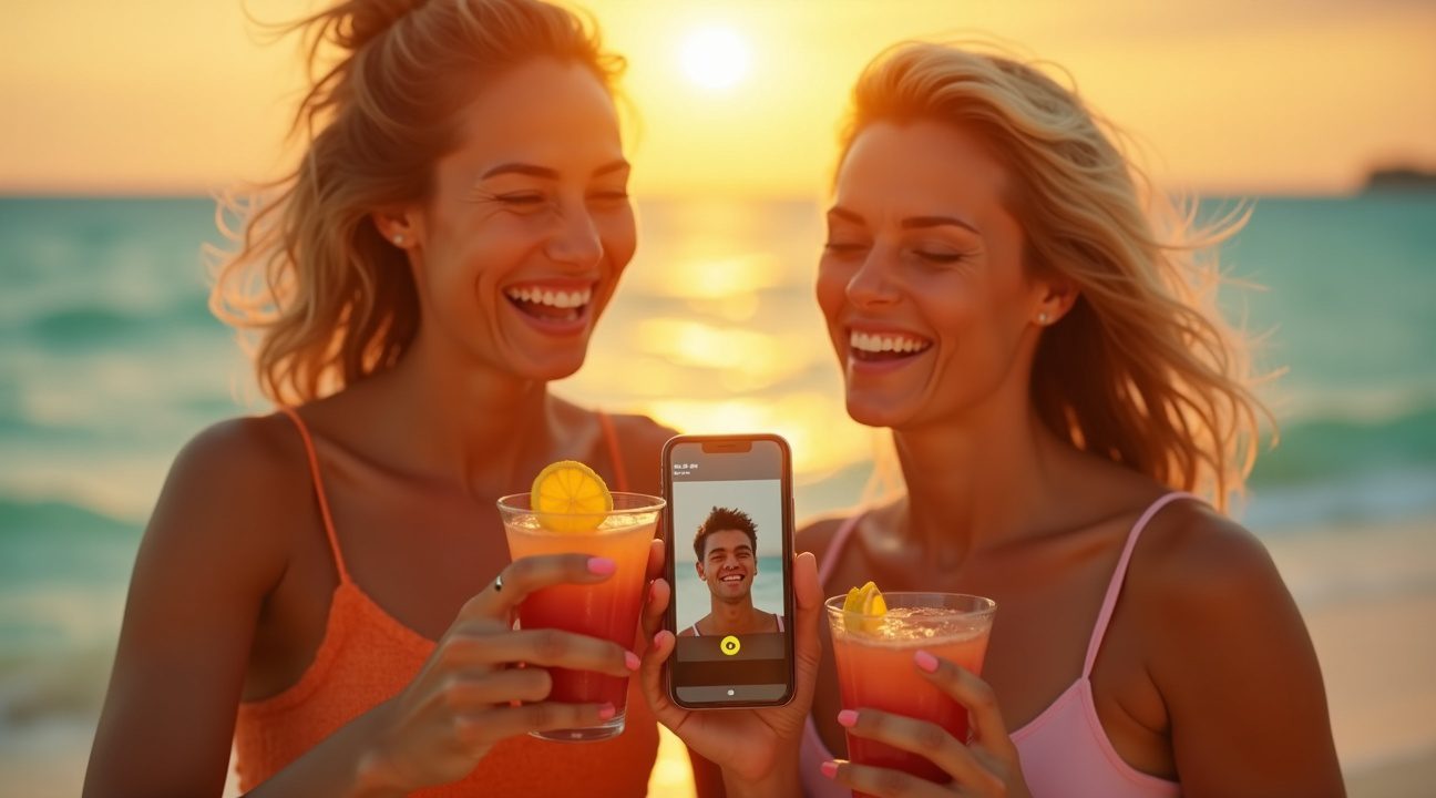 twee vrouwen ontdekken relatie met dezelfde man te hebben ze dumpen hem en gaan samen op vakantie