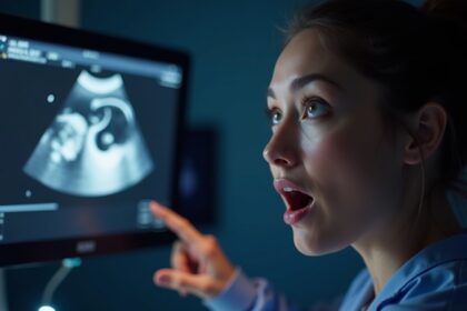 tweeling redt het leven van zusje in baarmoeder door noodsignaal af te geven