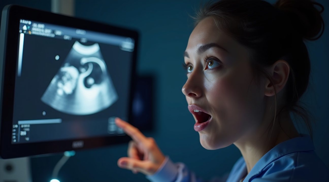 tweeling redt het leven van zusje in baarmoeder door noodsignaal af te geven