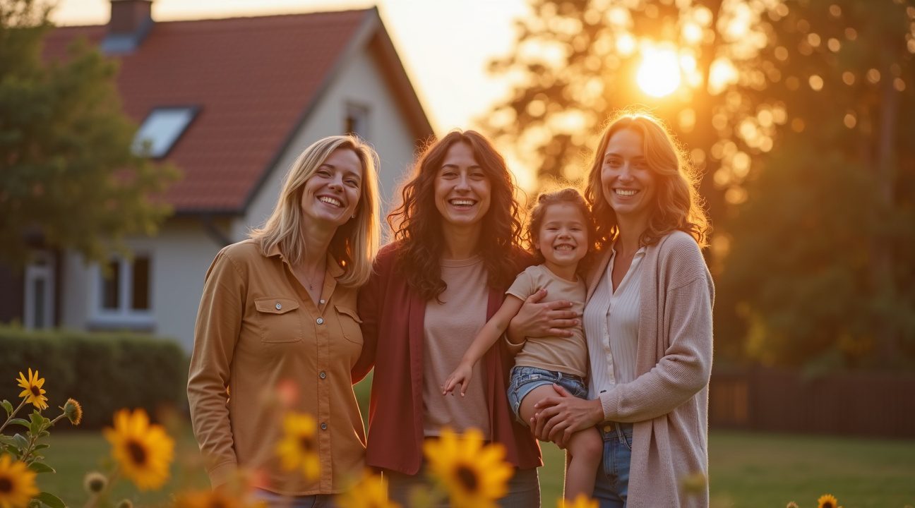 vier alleenstaande moeders kopen samen huis om hun levens te veranderen en droom te verwezenlijken
