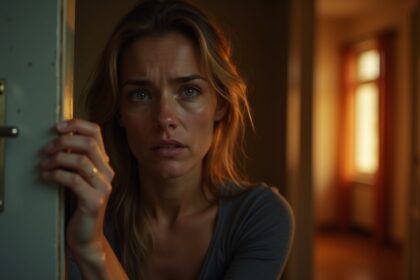 vrouw doet altijd deur op slot als gezin thuis is en zorgt voor discussie