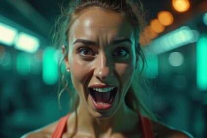 vrouw laat expres stille scheet als man haar in sportschool niet met rust laat