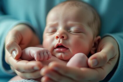 babytje wordt met misvormd gezicht geboren moeder weigert hem mee te nemen uit kraamkliniek