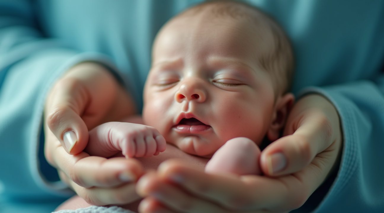 babytje wordt met misvormd gezicht geboren moeder weigert hem mee te nemen uit kraamkliniek