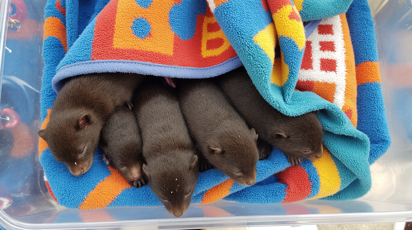 Man denkt vijf verlaten puppys te redden ze zijn echter geen hondjes en ook niet verlaten