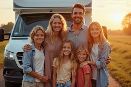 gezin met vier kinderen besluit woning voor camper in te ruilen en hun leven te veranderen