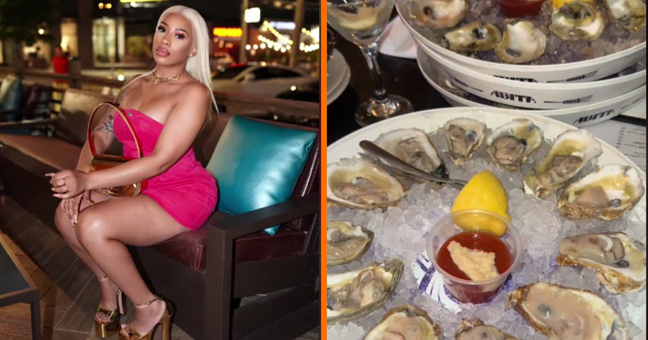 Date maakt zich uit de voeten nadat vrouw 48 oesters voor zichzelf bestelt