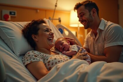 ouders verwelkomen zoontje van bijna 7 kilo de grootste sinds 2010