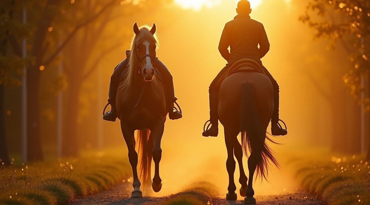 paard loopt ook mank nadat baasje geblesseerd raakt