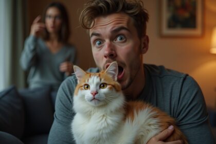 vriendin vraagt man om tussen haar en mittens te kiezen vanwege veganistische principes