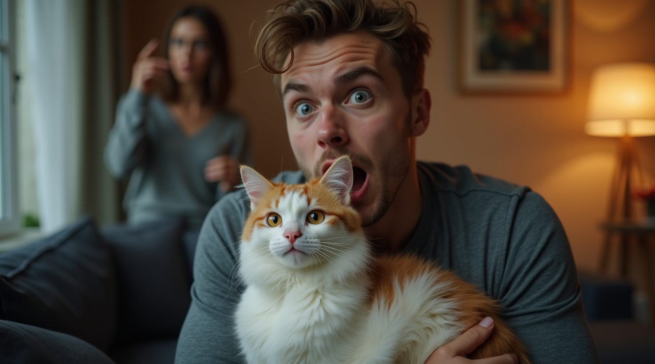 vriendin vraagt man om tussen haar en mittens te kiezen vanwege veganistische principes