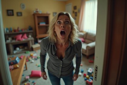 vrouw toont hoe haar huis eruit ziet nadat ze man en kinderen elf dagen alleen heeft gelaten