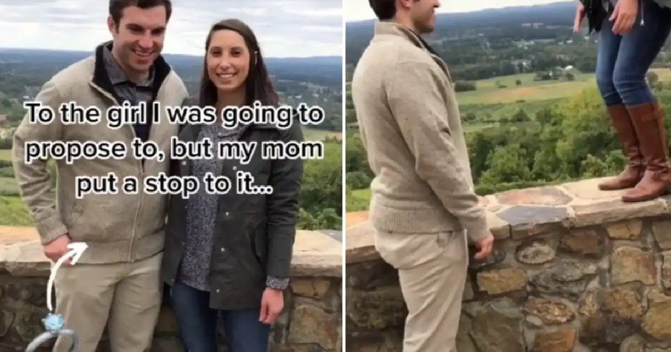 Moeder verpest per ongeluk video van huwelijksaanzoek zoon