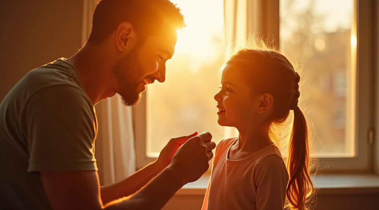 alleenstaande vader wordt vervangende moeder voor zijn geadopteerde dochter