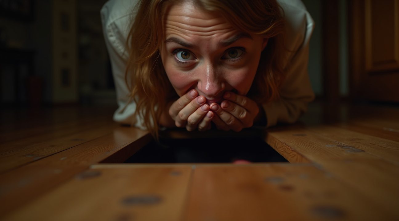 huiseigenaar doet angstaanjagende ontdekking als ze parketvloer optilt enig idee wat dit is