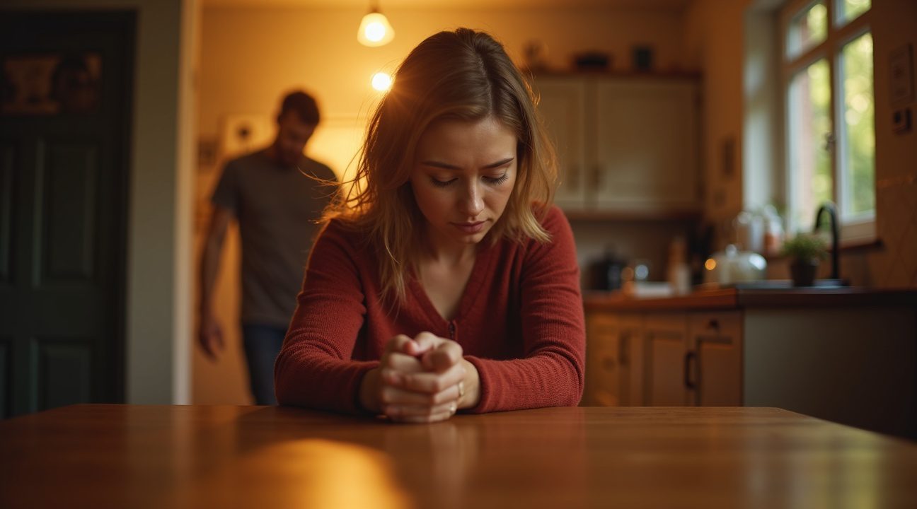 man weigert met zijn vrouw te praten nadat ze haar trouwring kwijt is geraakt