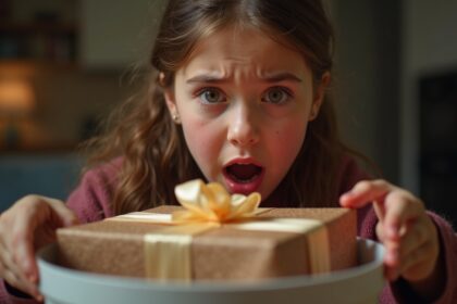 moeder leert ondankbare dochter waardevolle les nadat ze cadeau in prullenbak gooit