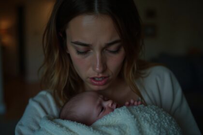 vrouw ontvoert haar baby om luie echtgenoot een lesje te leren