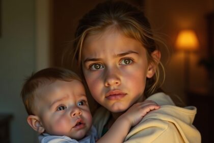 alleenstaande moeder gearresteerd omdat dochter 14 op jongere broertjes en zusjes past