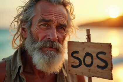 man64 wordt van onbewoond eiland gered